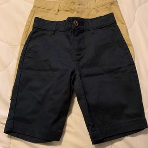 2 pair of girl school uniform shorts, NWT